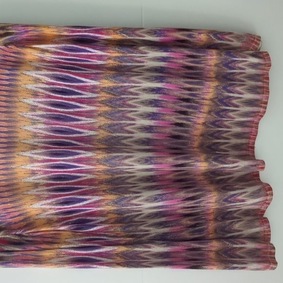 Chico's Multicolor Abstract Print Open Cardigan Career Office XL Minimalist - Picture 6 of 6